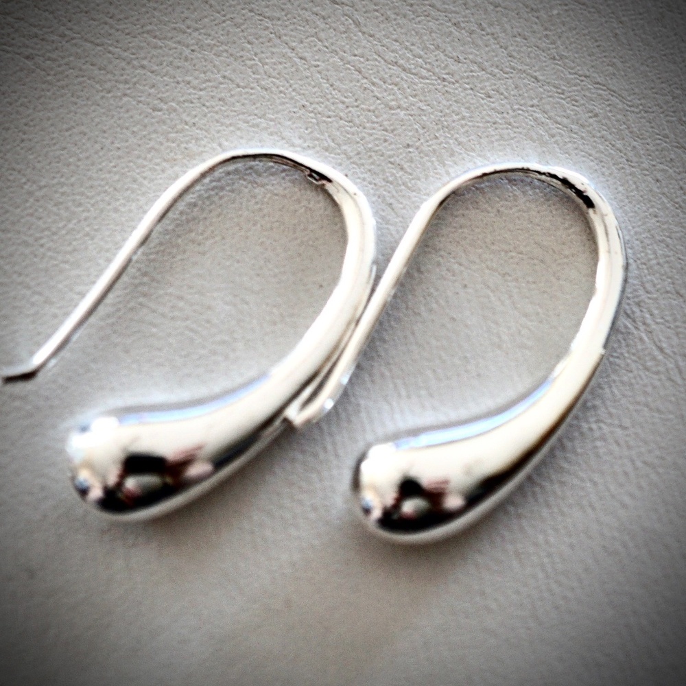 Sterling Silver Teardrop Earrings